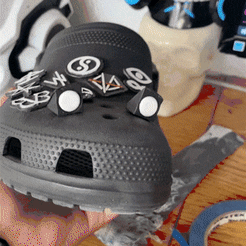 NZLX4249-2.gif STL file Miata Pop-Up Headlights Croc charms・Model to download and 3D print
