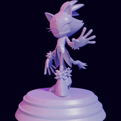twist.gif Fichier STL Blaze the cat - Sonic Collection Figure・Design à télécharger et à imprimer en 3D