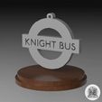 Knight-Bus-Sign.gif Knight Bus Sign Charm with Hoop for Hanging