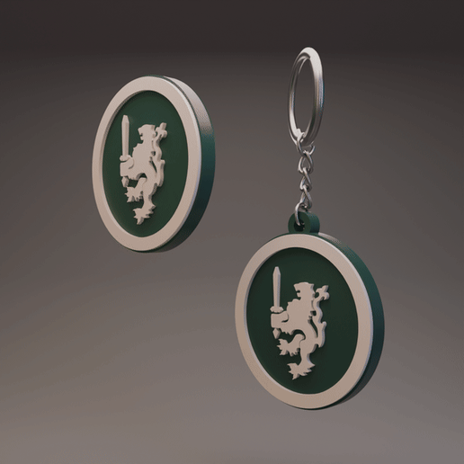 Disciples of Caliban - Keychain and Coin/Badge