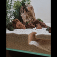 Cave7GIF.gif Bayloo 3D Printable Aquarium Cave - Fish Hide, Terrarium Decoration, Aquarium Safe, 3D Print File for Fish Tank