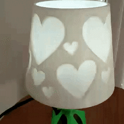 WhatsApp-Video-2022-01-31-at-12.54.43.gif Download STL file Valentine's Hearts Lamp • Design to 3D print, herisaib