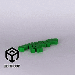 Dino-Flex-3dtroop-GIF.gif Бесплатный STL файл Dino Flex・3D-печатная модель для загрузки, 3DTROOP