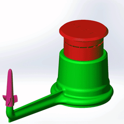 SL_ST-PNEUMO-ROCKET-00.gif Download free STL file SL_ST PNEUMO ROCKET 2 • 3D printer model, SL_ST