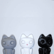Sleeping-Cat-Key-Holder.gif STL-Datei Schlüsselanhänger für schlafende Katzen・3D-Druckvorlage zum Herunterladen