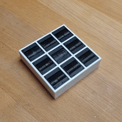 tictactoe.gif Free 3D file Tic Tac Toe - simple construction・3D print design to download
