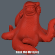 Hank.gif Hank the Octopus (Easy print no support)