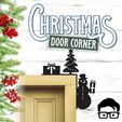 050a.gif 🎅 Christmas door corner (santa, decoration, decorative, home, wall decoration, winter) - by AM-MEDIA