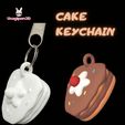 Cod377-Cake-Keychain.gif Porte-clés gâteau