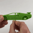 ezgif.com-gif-maker-12.gif STL file Lamborghini KEY HANGER (print-in-place mechanism)・3D printable design to download