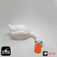 ezgif.com-resize-20.gif Archivo STL Flexi Duck Print in place Multiparts・Idea de impresión 3D para descargar