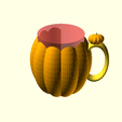 a0158d14-96dc-446f-bf41-e624eed0b5b6.gif Pumpkin mug, upcycling nutella glass