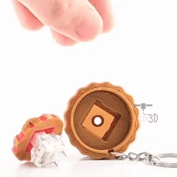 Cutie3D-Twisty-Keycap-Fidget-Clicker-Keychain-For-Pie-Lovers-01.gif Цифровые загрузки - Cutie3D Twisty Keycap Fidget Clicker Keychain For Pie Lovers - Cute Backpack Keychain