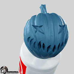 Head-02.gif Fichier STL Citrouille - Coupe de dentifrice 02・Design imprimable en 3D à télécharger