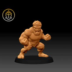 Hulk-Gif.gif Download free STL file HULK BH FIG • 3D printing template, KnightSoul_Studio