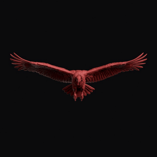 Flying Lappet-faced Vulture