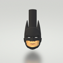 batman-1.gif STL file Batman mouthpiece for shisha・3D printing model to download