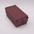 Candy_Box_Gif.gif Archivo STL Caja con tapas de bisagra de engranaje recto (móvil, oculta, mecánica)・Plan imprimible en 3D para descargar