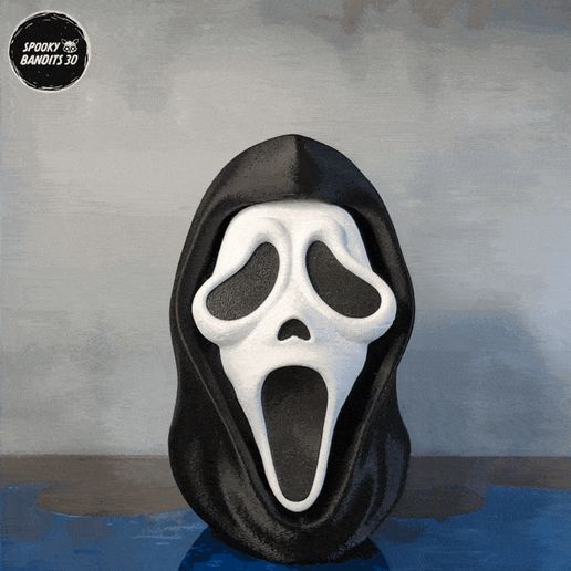GhostfaceHeadphoneHolder.gif Ghostface Headphone Stand