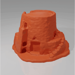 GIF_thumb.gif OBJ file Ancient stone house - Caseddhu (3d scanned)・3D printing idea to download, nowprint3d