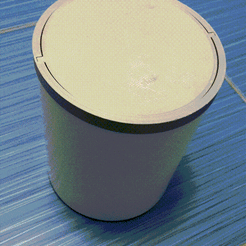 ezgif.com-optimize-2-1.gif STL file TRASH CAN WITH SWING LID・3D printing idea to download