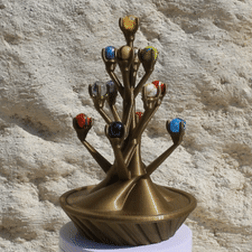 VIDEO-ARBRE-A-CHANCE-13-2.gif STL file LUCK TREE 13・3D printer model to download, PLP
