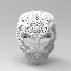 untitled.43.gif Fichier STL masque mascara voronoi cosplay halloween・Objet imprimable en 3D à télécharger