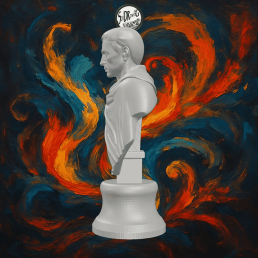 Roman Emperor Augustus Caesar Bust – SoliDRawinGs SG3237