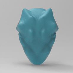untitled.212.gif STL file MASK MASK VORONOI COSPLAY HALLOWEEN・3D printable model to download