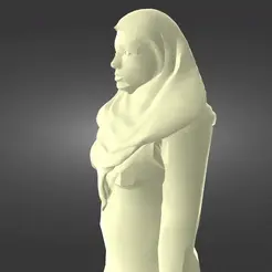 gge1ac4d83fb.gif Archivo STL hermosa mujer árabe en hijab・Modelo imprimible en 3D para descargar