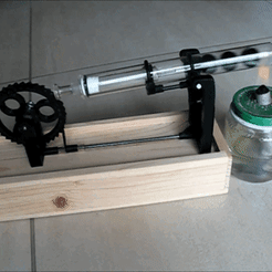 marble_stirling.gif Free STL file 3D printed marble Stirling engine・Template to download and 3D print