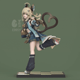 kiraragif.gif Genshin Impact - Kirara Figure STL File For 3D Printing