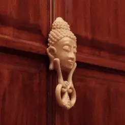 GifBuddhaDoor.gif Archivo STL Buddha Door Knocker・Idea de impresión 3D para descargar