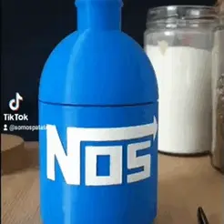 Video-Gif.gif Mate Nitro Botella NOS - 2 En 1 - Mate con dispenser de azucar