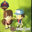 Cuadro-250-x250_1.gif Dipper and Mabel Piny 3D: the articulated dolls from Gravity Falls that you can print and personalize 🌲🌈