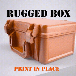 12.gif STL file Watertight Rugged Box・Template to download and 3D print