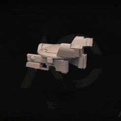 Drones.131.gif Free OBJ file Gun Drone AC・3D printing design to download