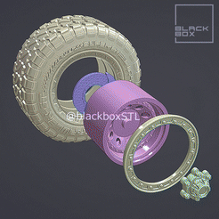 0.gif 3D-Datei MGS Offroad Radsatz mit Beadlock 1-24.・3D-druckbare Vorlage zum herunterladen