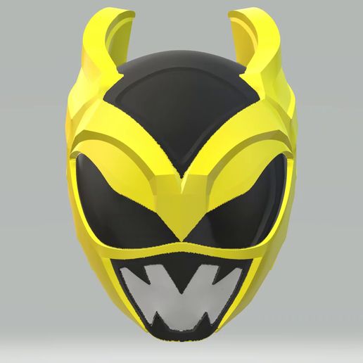 🪖 Power Rangers Psycho Ranger helmet・ 3D File for 3D printing・Cults