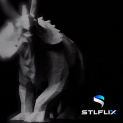 LPDII.gif 3D file Low-Poly Dinos II・3D printable model to download, STLFLIX