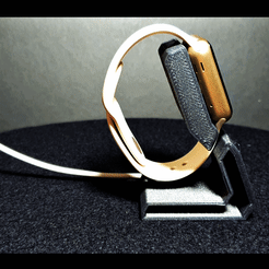 anigif.gif STL file APPLE WATCH STAND・3D print object to download