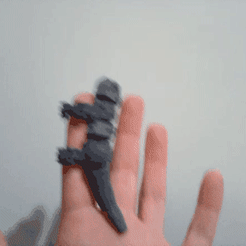 20220715_224439.gif OBJ file Flexi chameleon robot.・3D printing template to download, jorgeps4