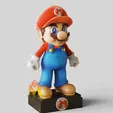 Super-Mario.gif Super Mario Fanart-standing pose- game mascot -Fanart