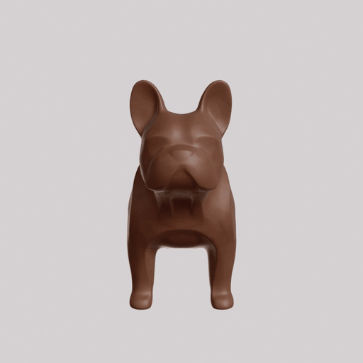 Minimalist French Bulldog Sculpture