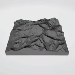 Denali-McKinley-USA-3D-Map-GIF.gif 🗻 Mount McKinley / Denali (USA) - 3D Map