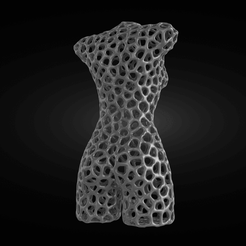 ezgif.com-gif-maker.gif STL file Woman torso modified・3D printing design to download
