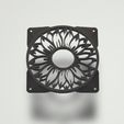 flor-negra.gif 120mm flower-shaped fan shroud