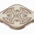 tray-pot-celtic-16.gif tray board for cutting table stand with celtic pattern v16 3d-print and cnc