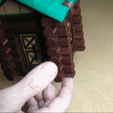 Lincolns-Log-House-GIF-opening.gif Log House Similar to President Lincoln's House of Logs! Deluxe Version - Square, Rectangle, L Shaped, T Shaped & More!