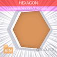 Hexagon~6in.gif Hexagon Cookie Cutter 6in / 15.2cm